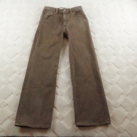 Abercrombie & Fitch Denim - Abercrombie & Fitch 90s Relaxed Fit High Rise Jean Womens 26 Rigid Denim